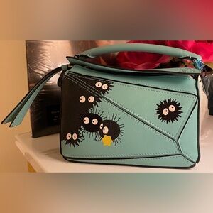 Authentic Loewe Mini Puzzle Bag - Spirited Away Collection - Susuwatari